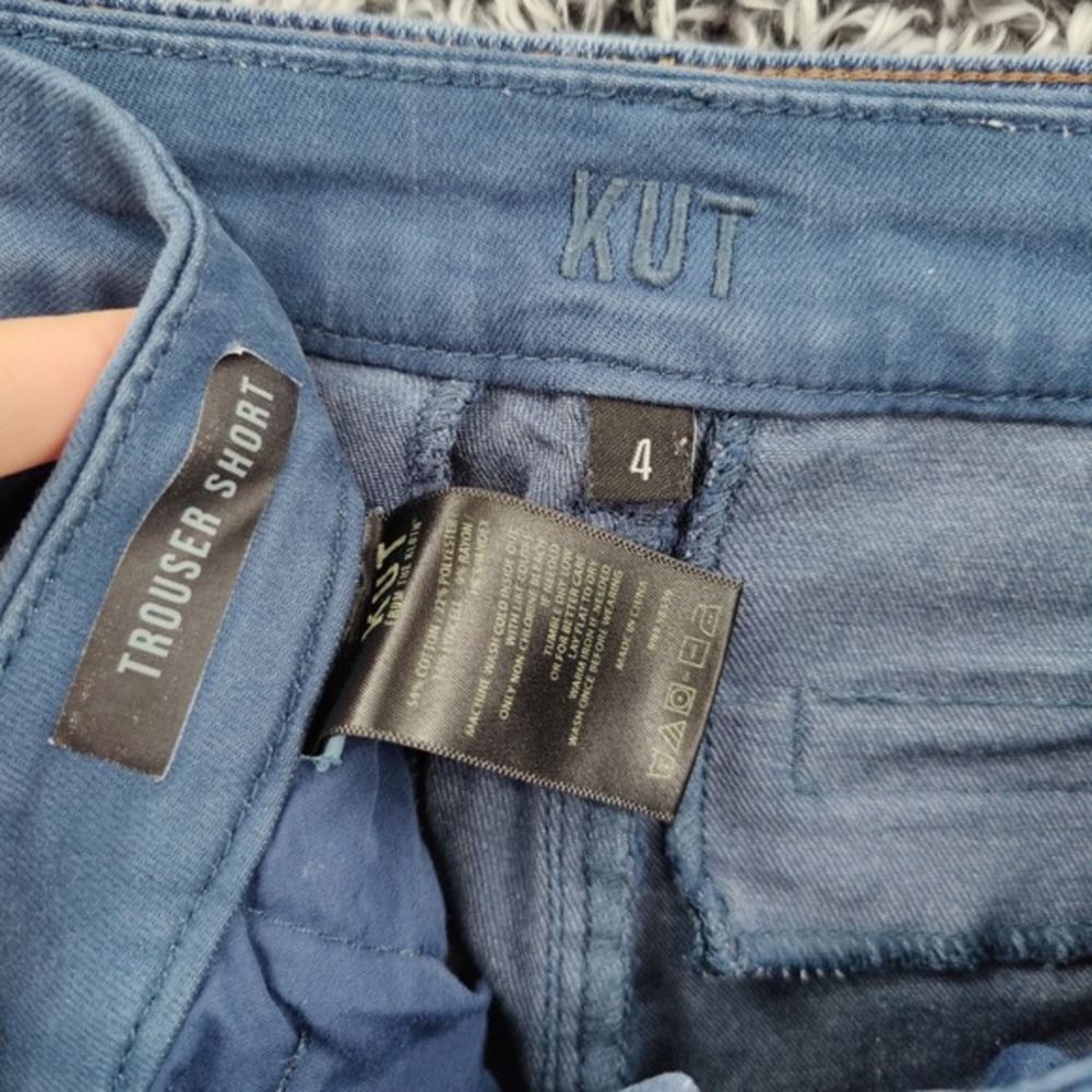 Kut‎ from the Kloth 1822 Denim Womens Casual Shorts Lot 2 Size 4 Blue Distressed - Picture 7 of 16